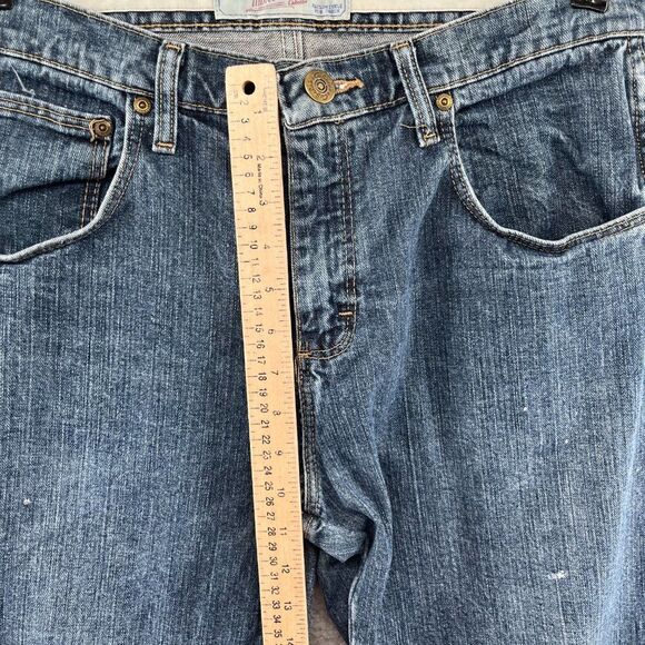 Vintage Cabelas Indigo Blues Jeans American Outdoor Work Faded Denim Mens - Picture 8 of 15